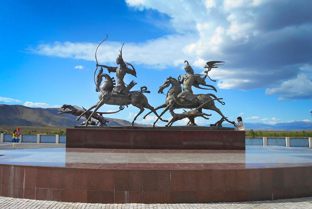 Скульптурная композиция «Царская охота»