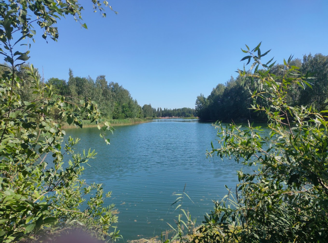 Пляж в Автозаводском парке культуры и отдыха