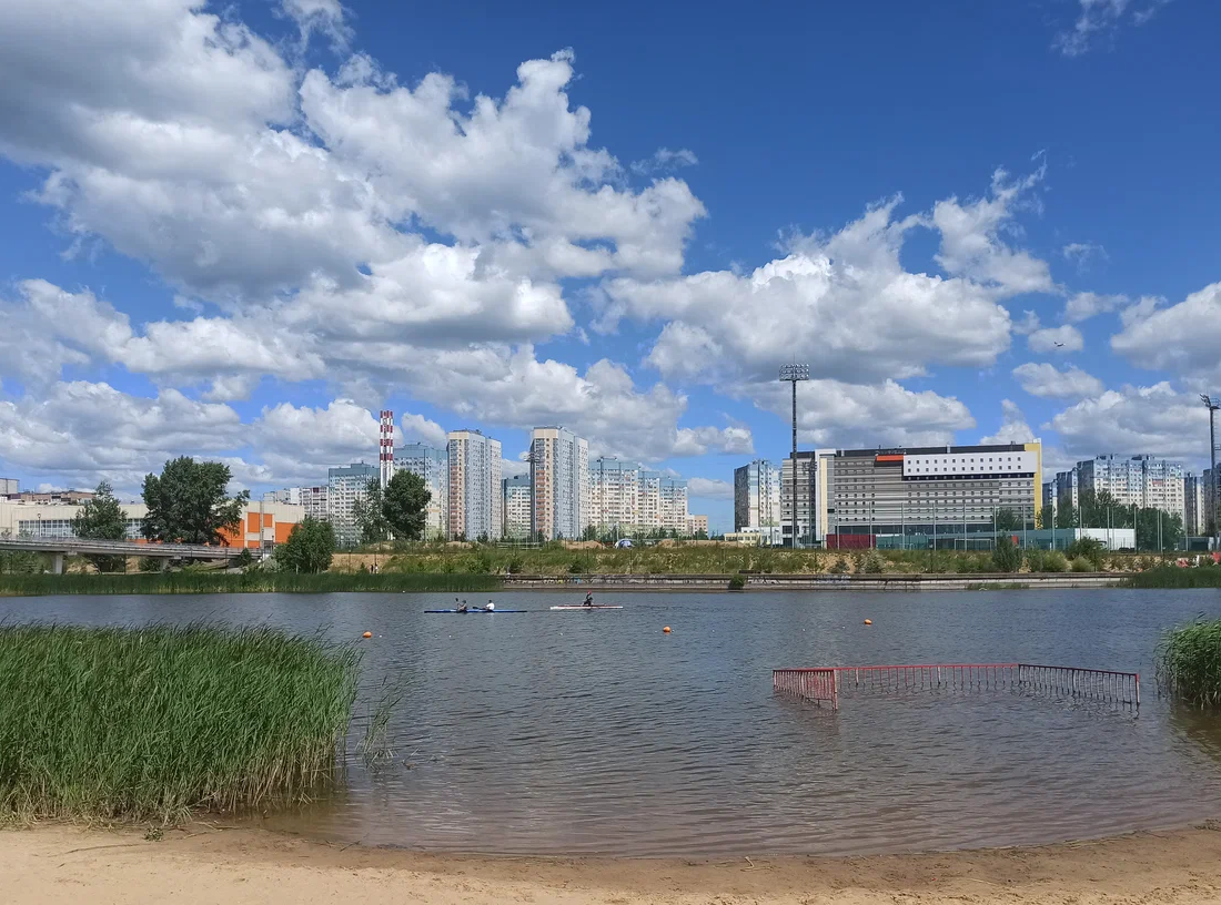 Пляж на Мещерском озере
