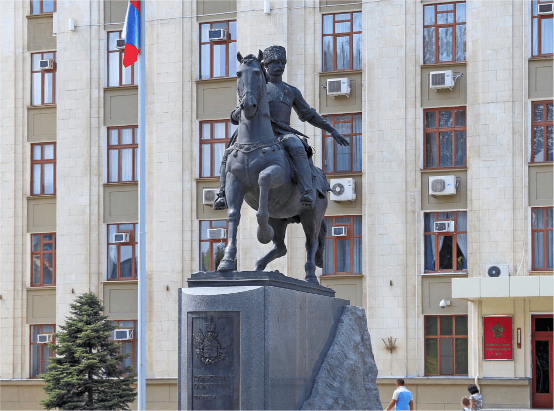 Памятник «Казакам ― основателям земли Кубанской»