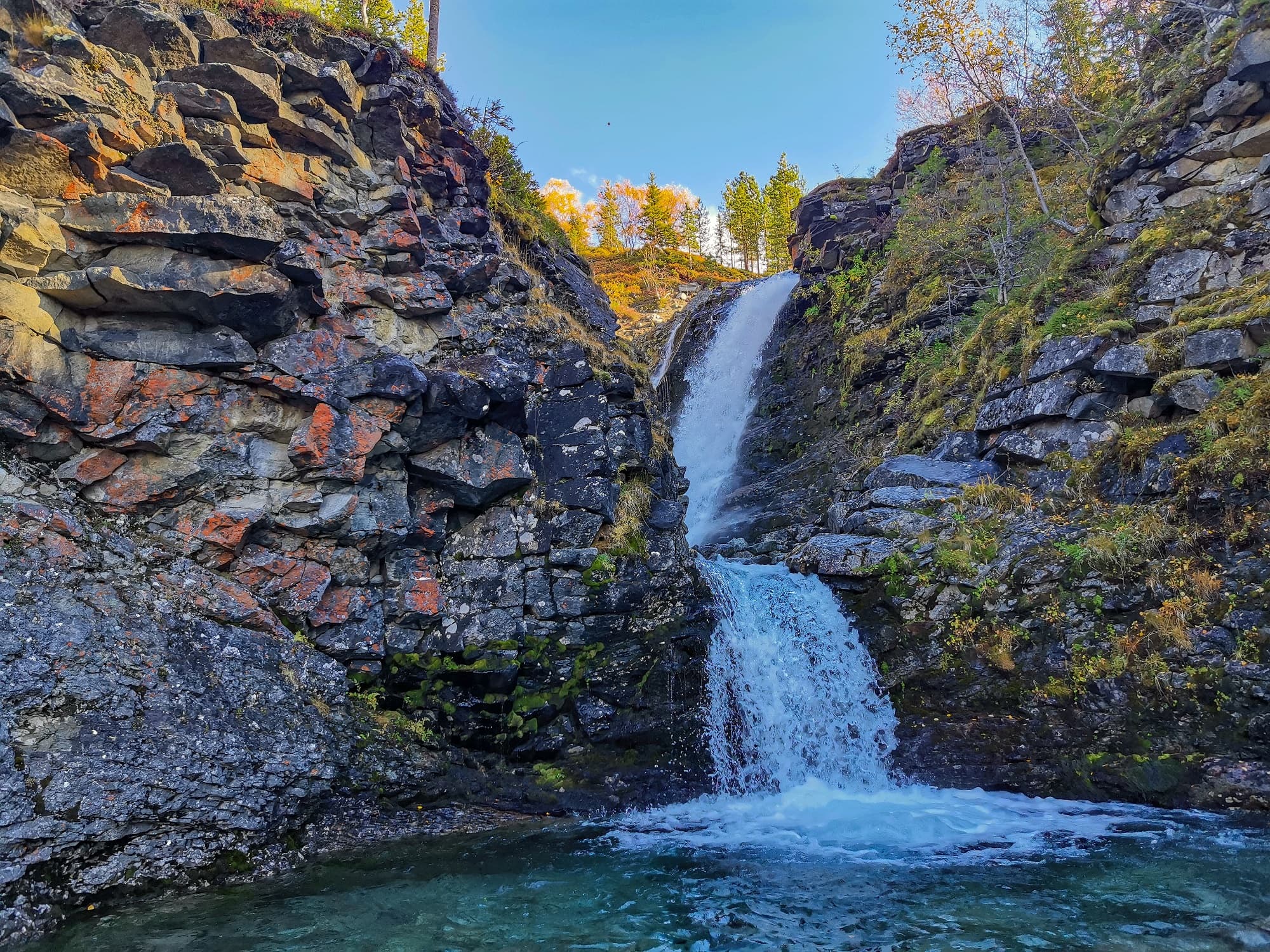 Водопад Рисйок (Красивый)