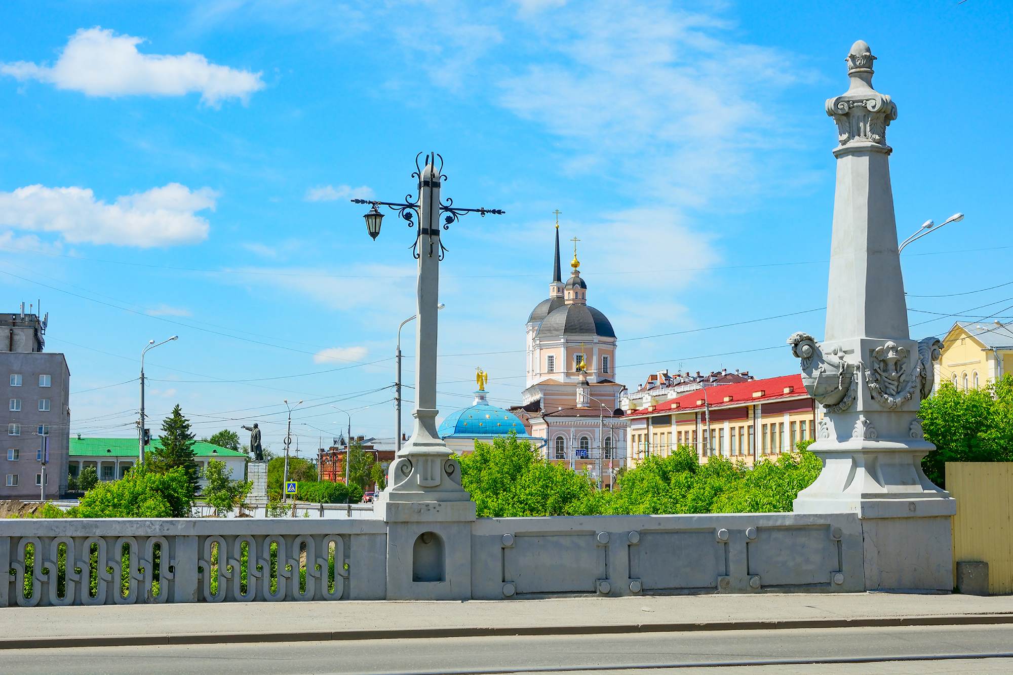 Каменный мост через реку Ушайку