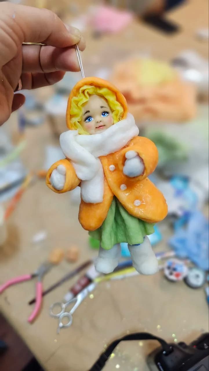 Мастер-класс по изготовлению ватной игрушки
