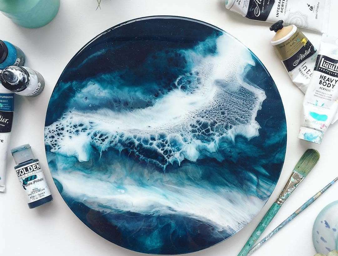 Мастер-класс resin-art