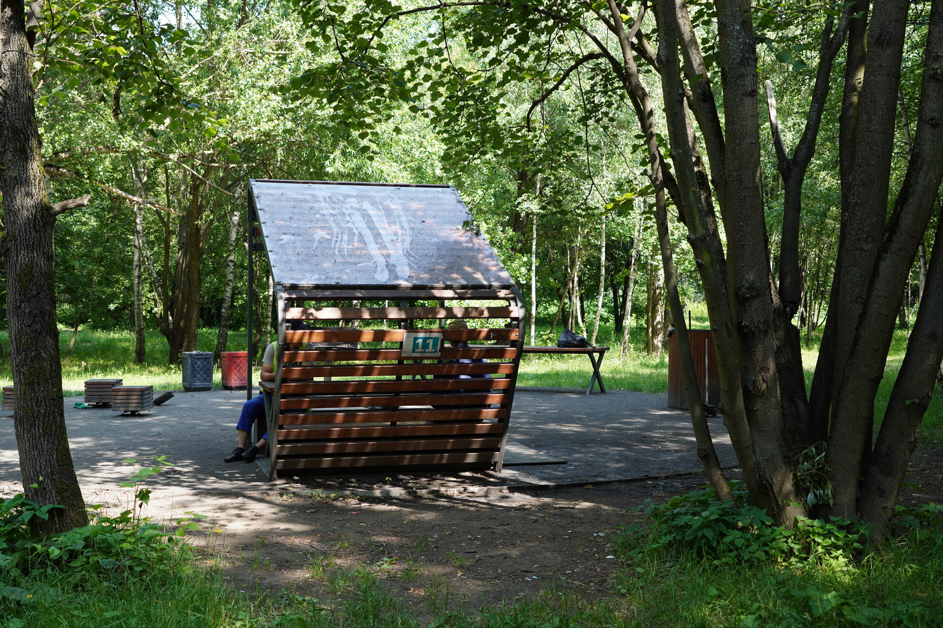 Бронирование беседки в лесопарке «Кусково» №11