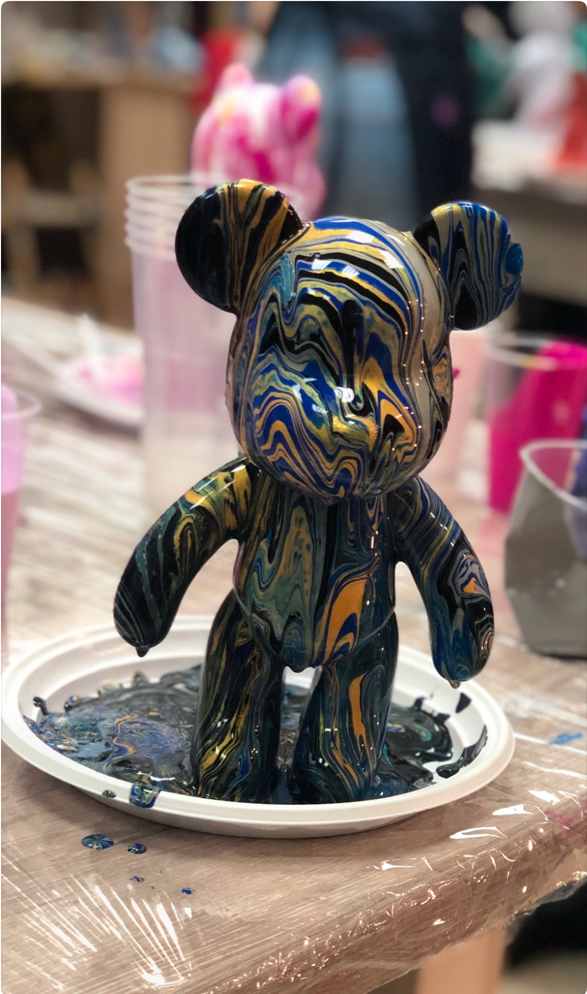 Мастер-класс «Мишка Bearbrick» в студии на Маяковской