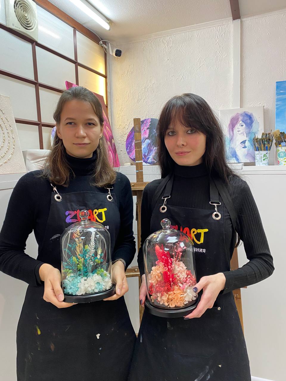 Мастер-класс «Цветочная композиция в стекле» в Москве
