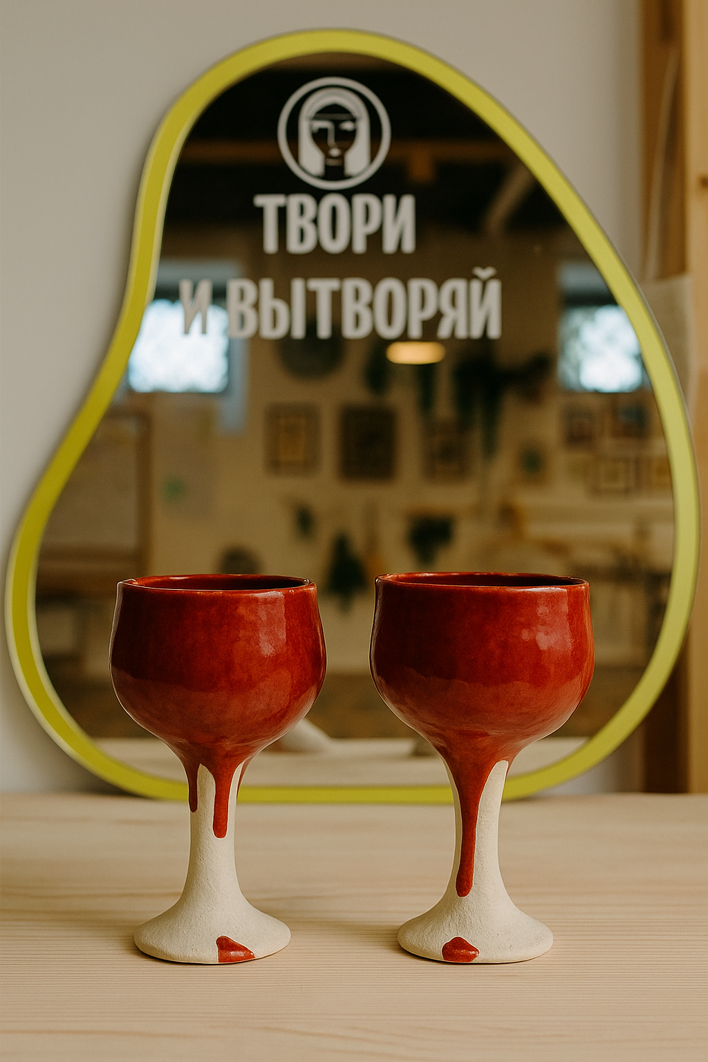 Мастер-класс «Винный бокал из глины своими руками»