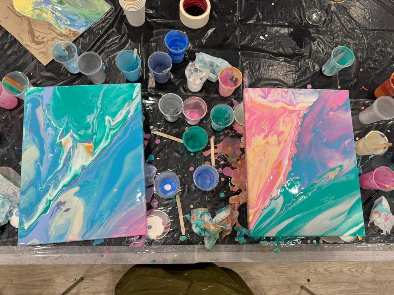 Мастер-класс Fluid Art