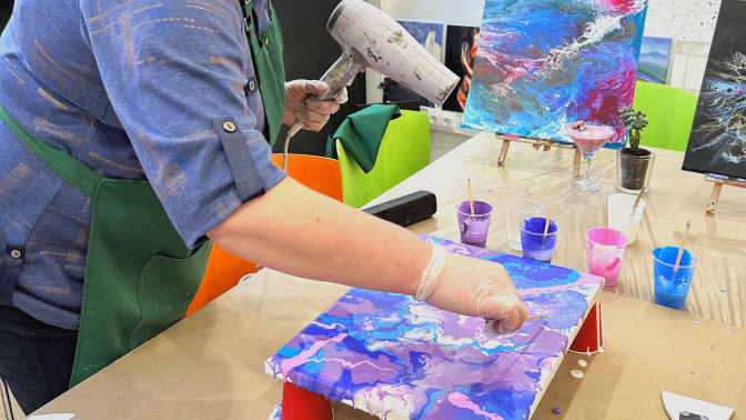 Мастер-класс Fluid Art