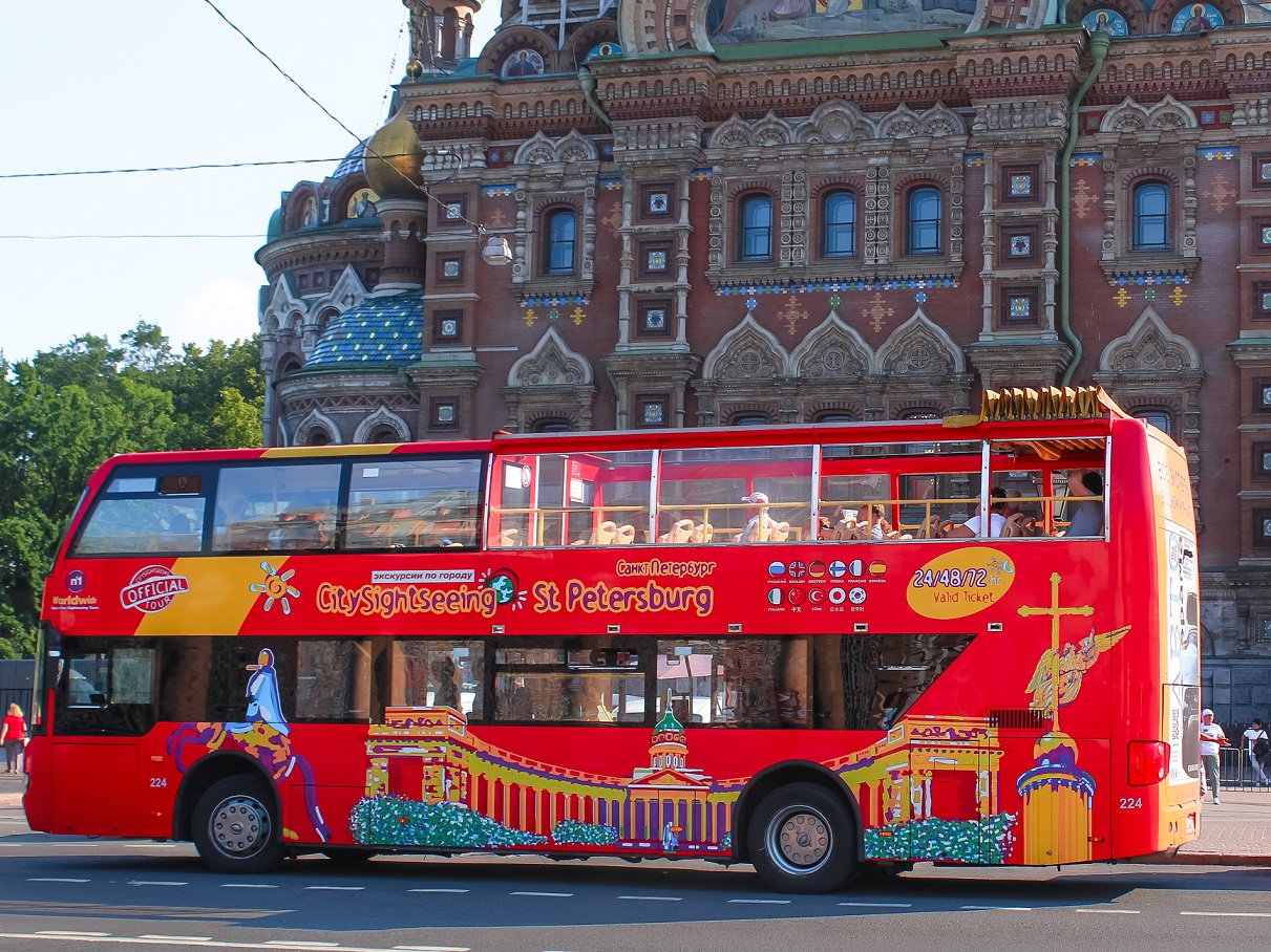 Экскурсия на двухэтажном автобусе City Sightseeing в Санкт-Петербурге