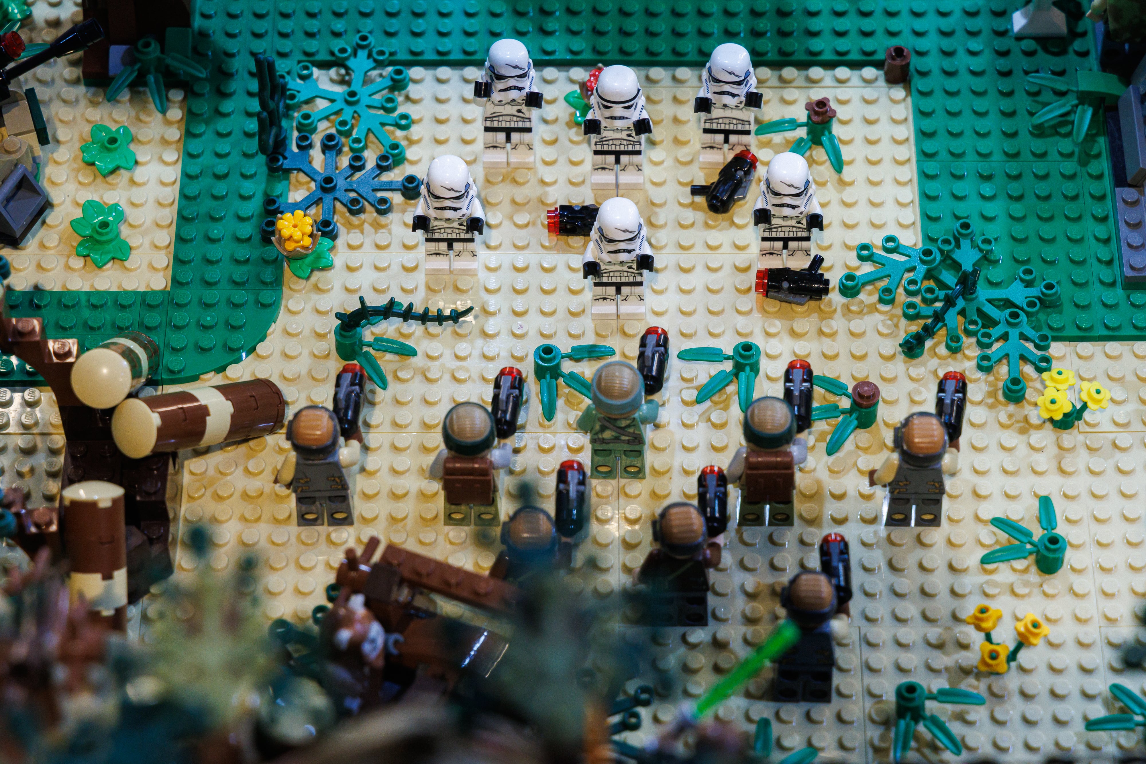Пространство из лего Brick Star Land
