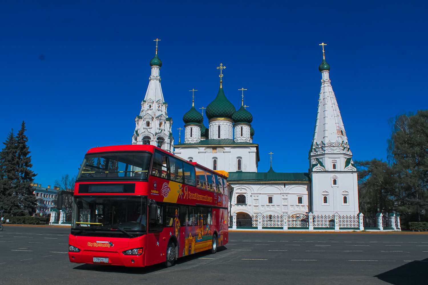 Экскурсия на двухэтажном автобусе City Sightseeing в Ярославле