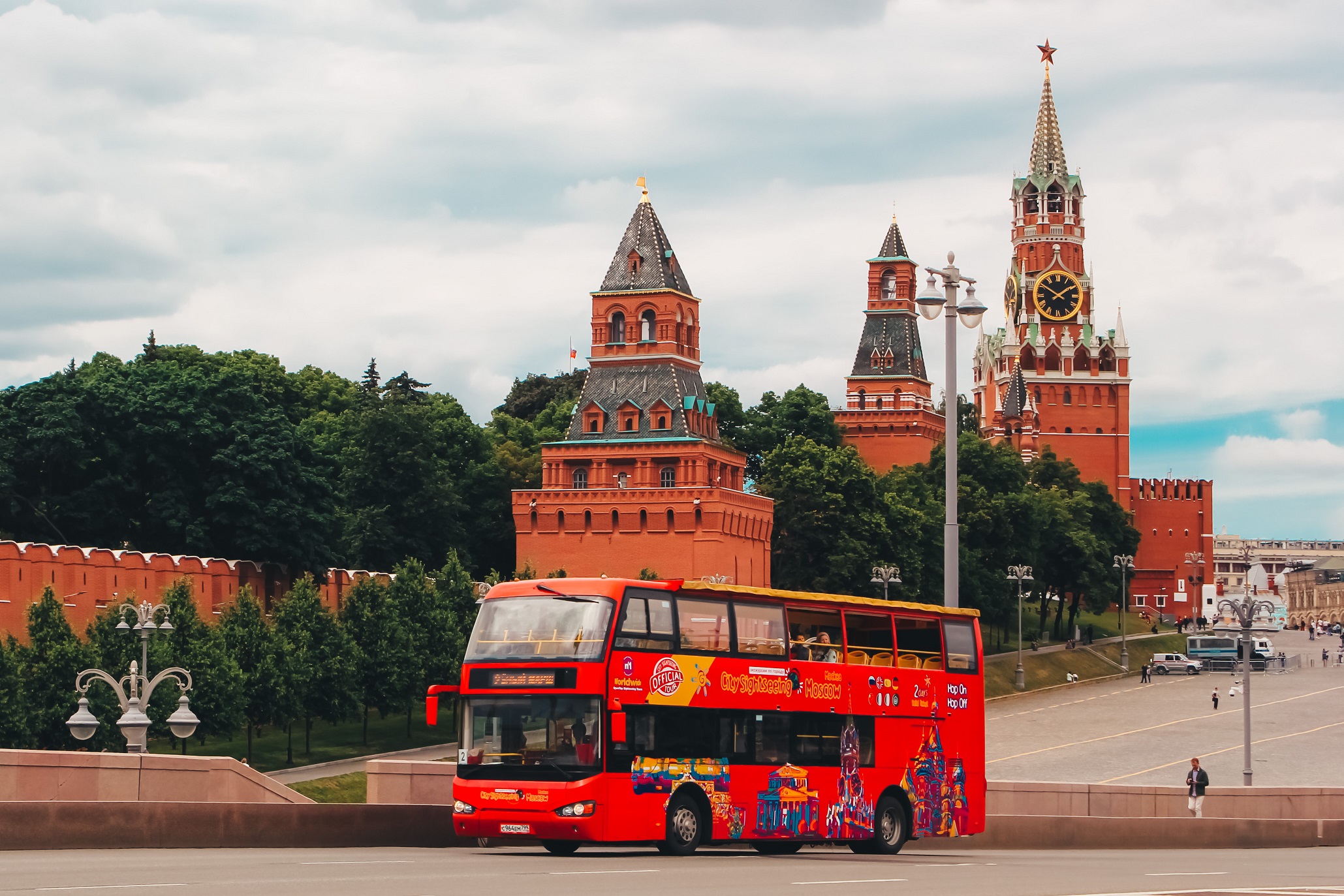 Экскурсия на двухэтажном автобусе City Sightseeing в Москве
