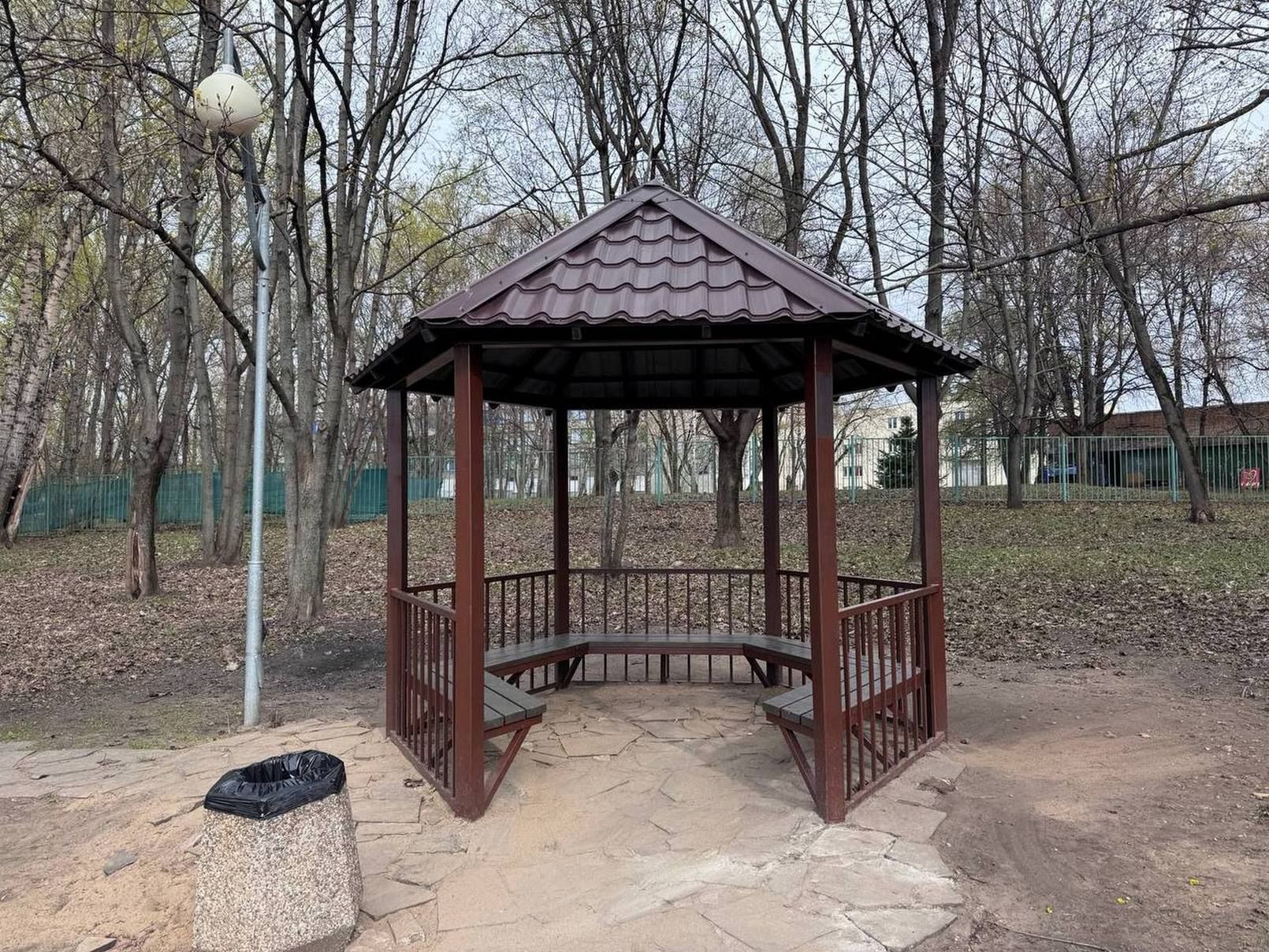Бронирование беседки №1 в парке имени Шкулева