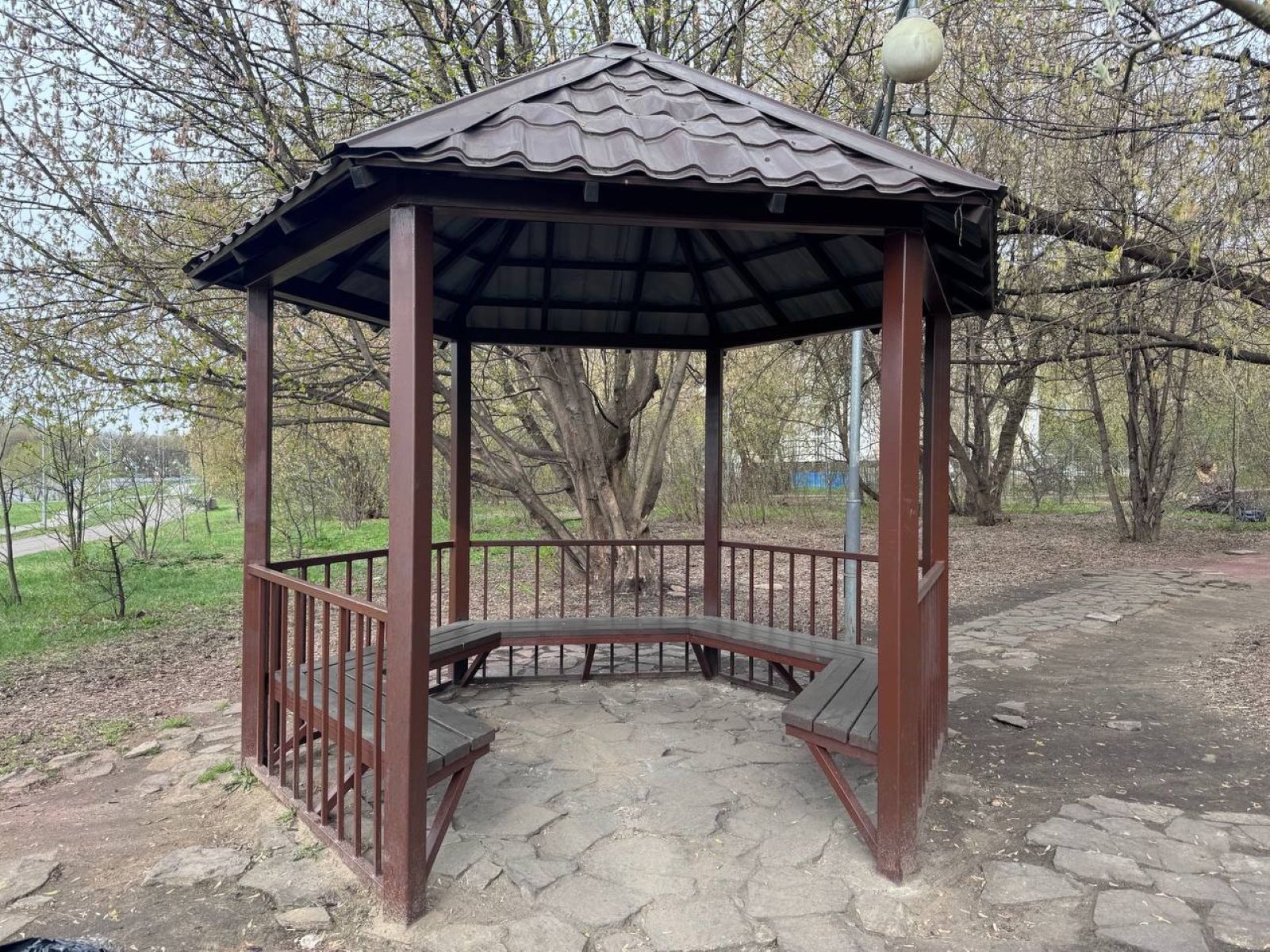 Бронирование беседки №4 в парке имени Шкулева