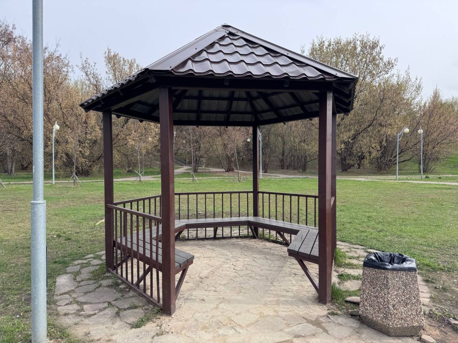 Бронирование беседки №8 в парке имени Шкулева