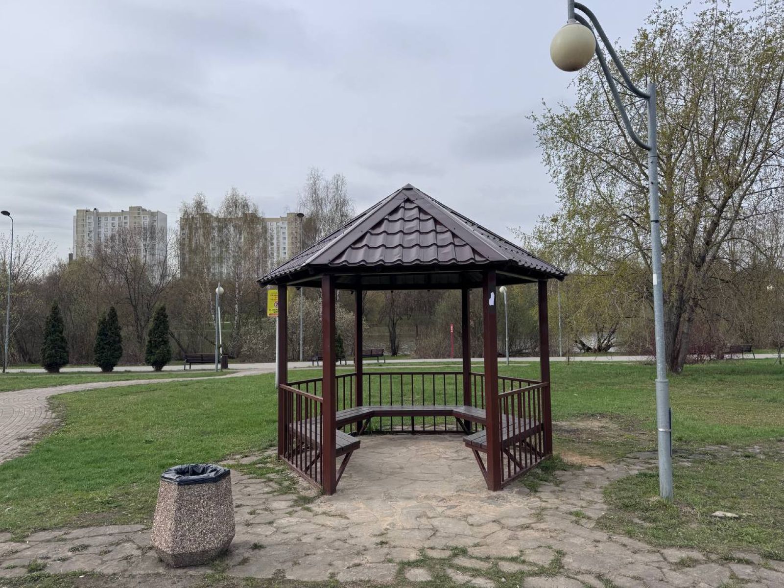 Бронирование беседки №9 в парке имени Шкулева