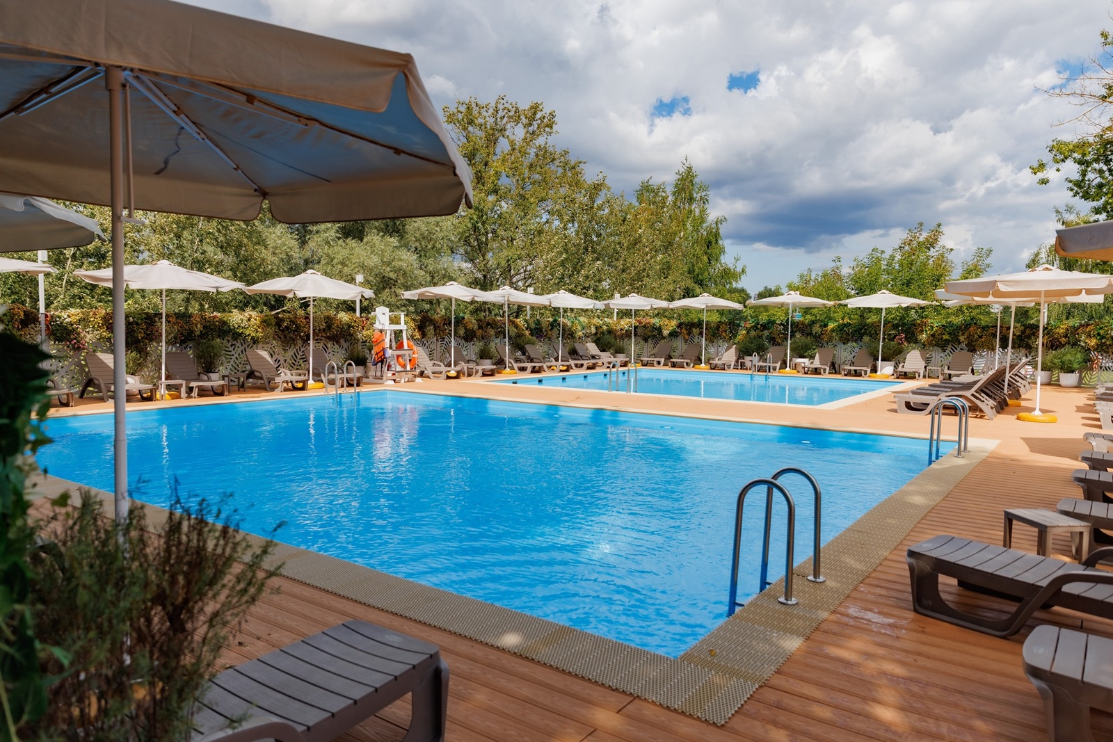 Бассейн в парке «Серебряный бор», пляж № 2