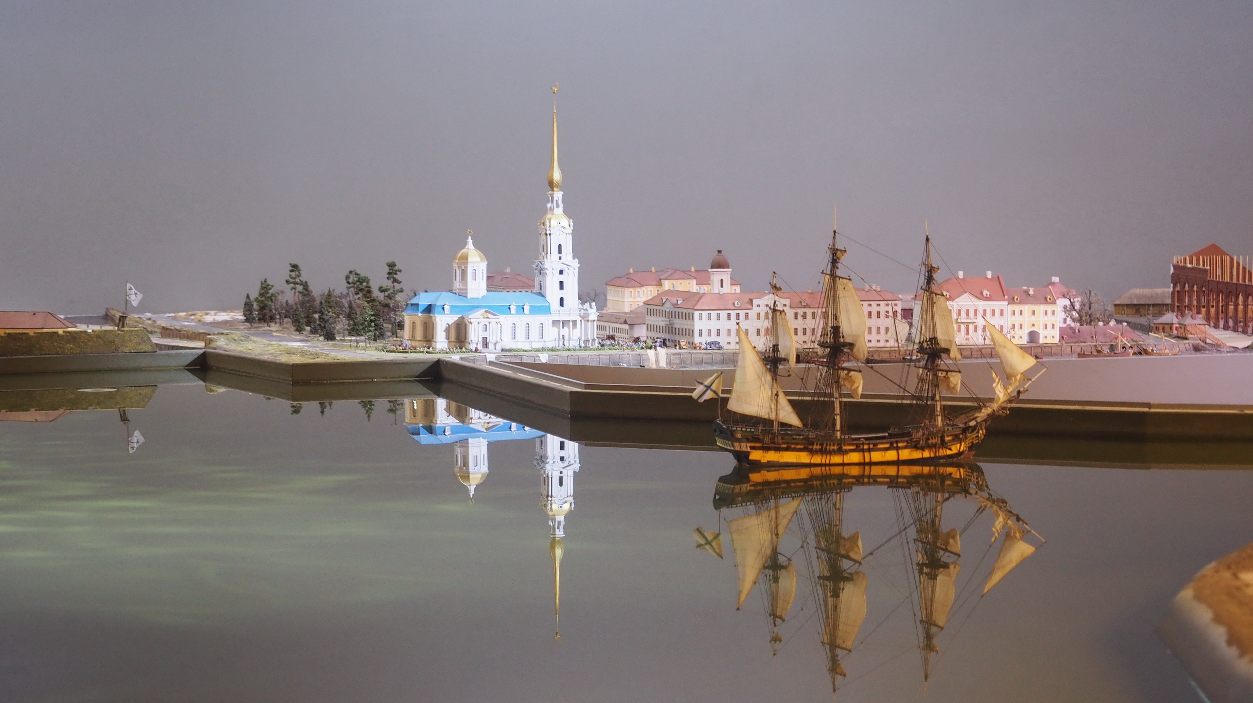 Экспозиция Музея-макета «Петровская Акватория»