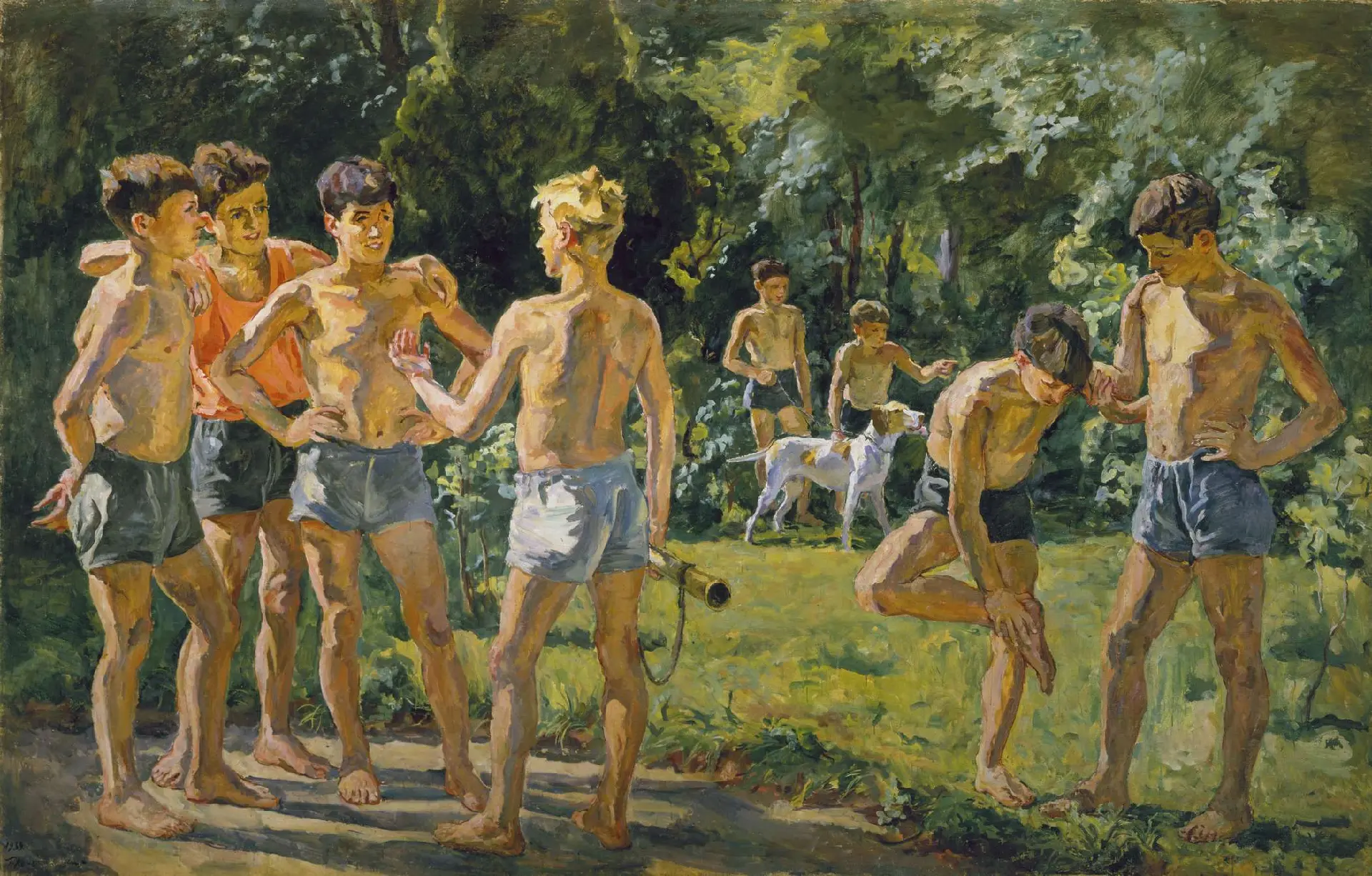 Пётр Кончаловский. Сад в цвету