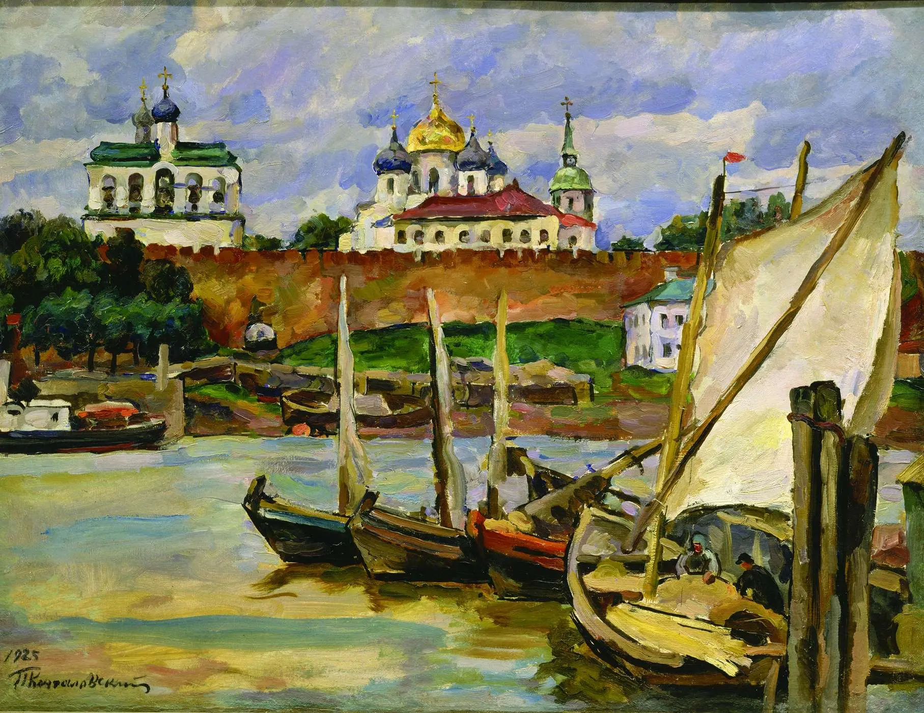 Пётр Кончаловский. Сад в цвету