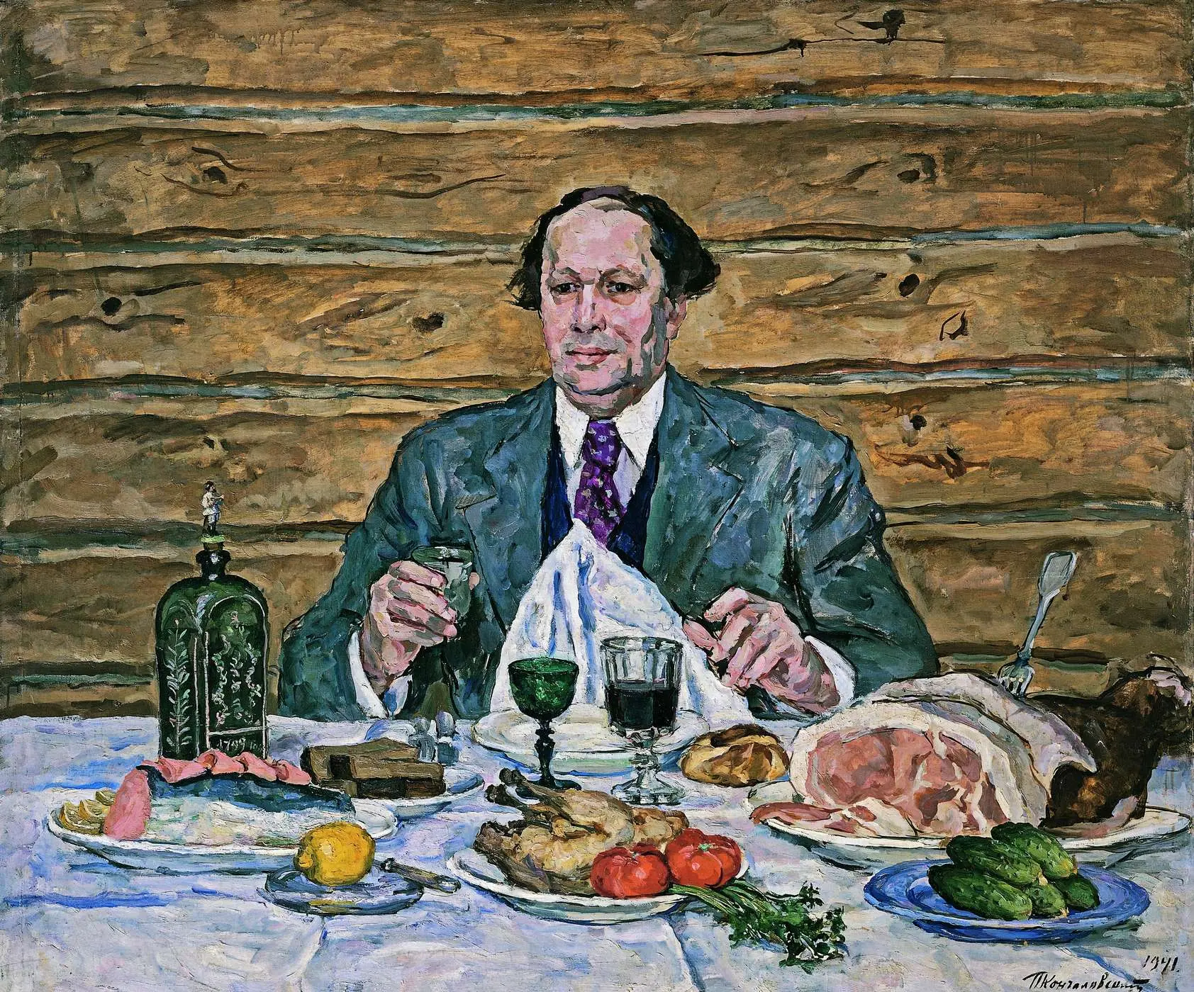 Пётр Кончаловский. Сад в цвету