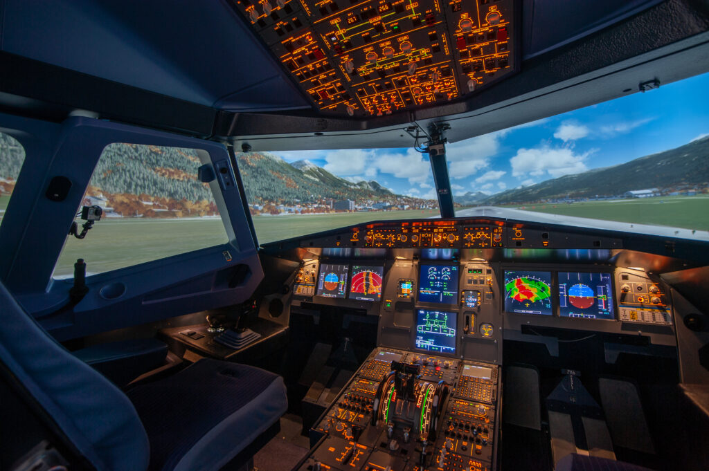 Полет на авиатренажере «Боинг 737» или «Аэробус А320»