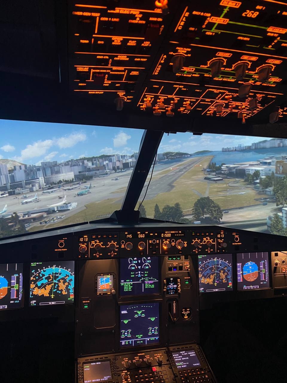 Полет на авиатренажере «Боинг 737» или «Аэробус А320»