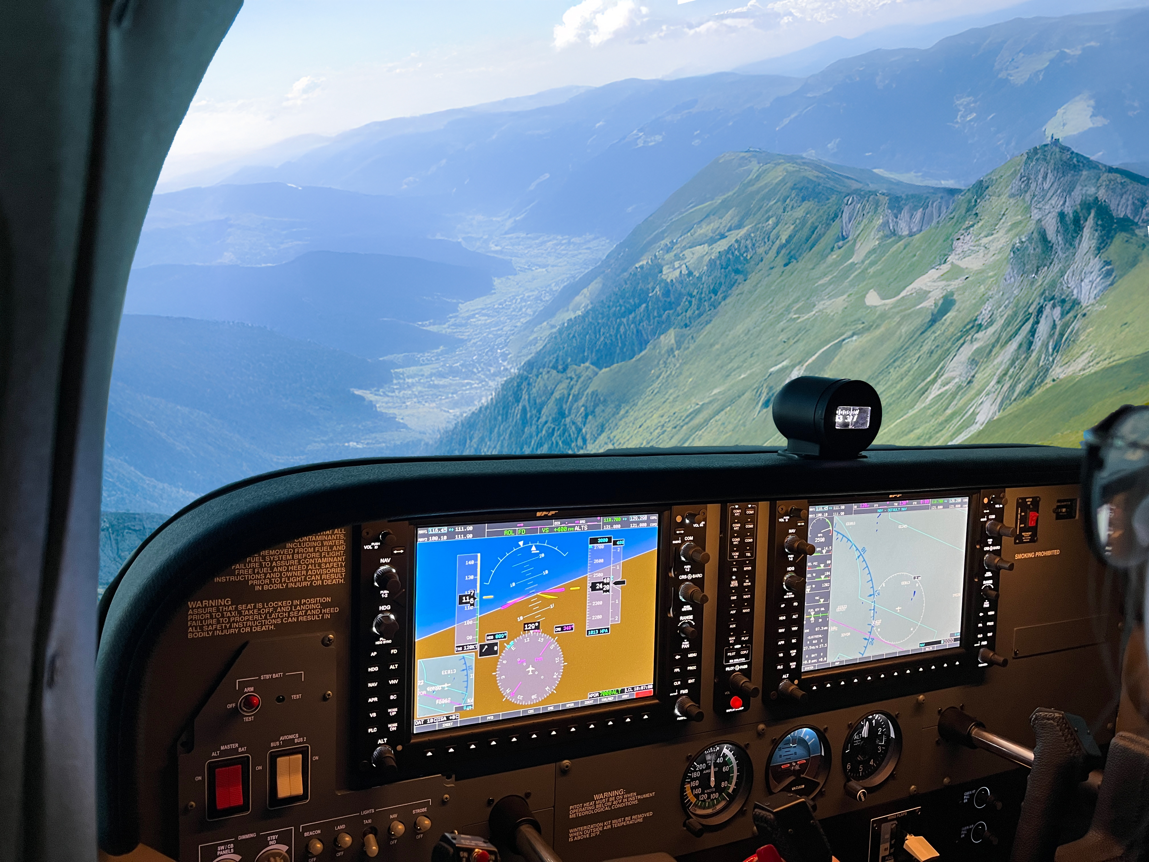Полет на авиатренажере Cessna 172