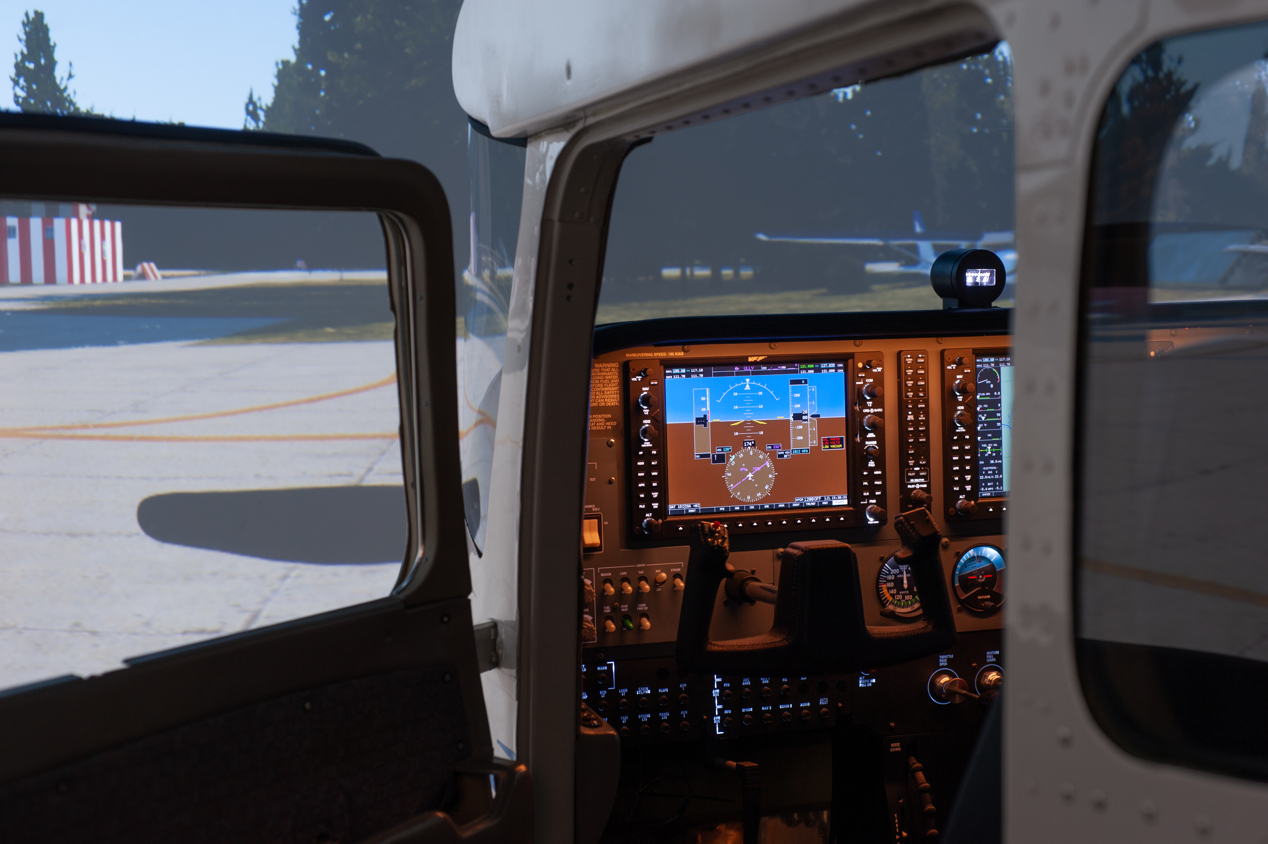 Полет на авиатренажере Cessna 172