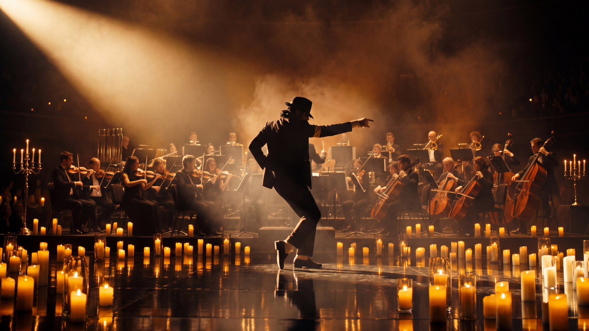 Michael Jackson Symphony. Шоу виртуозов в свете 1000 свечей