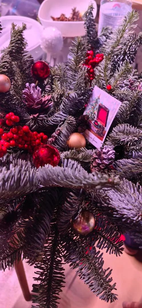 Мастер-класс «Рождественский венок»