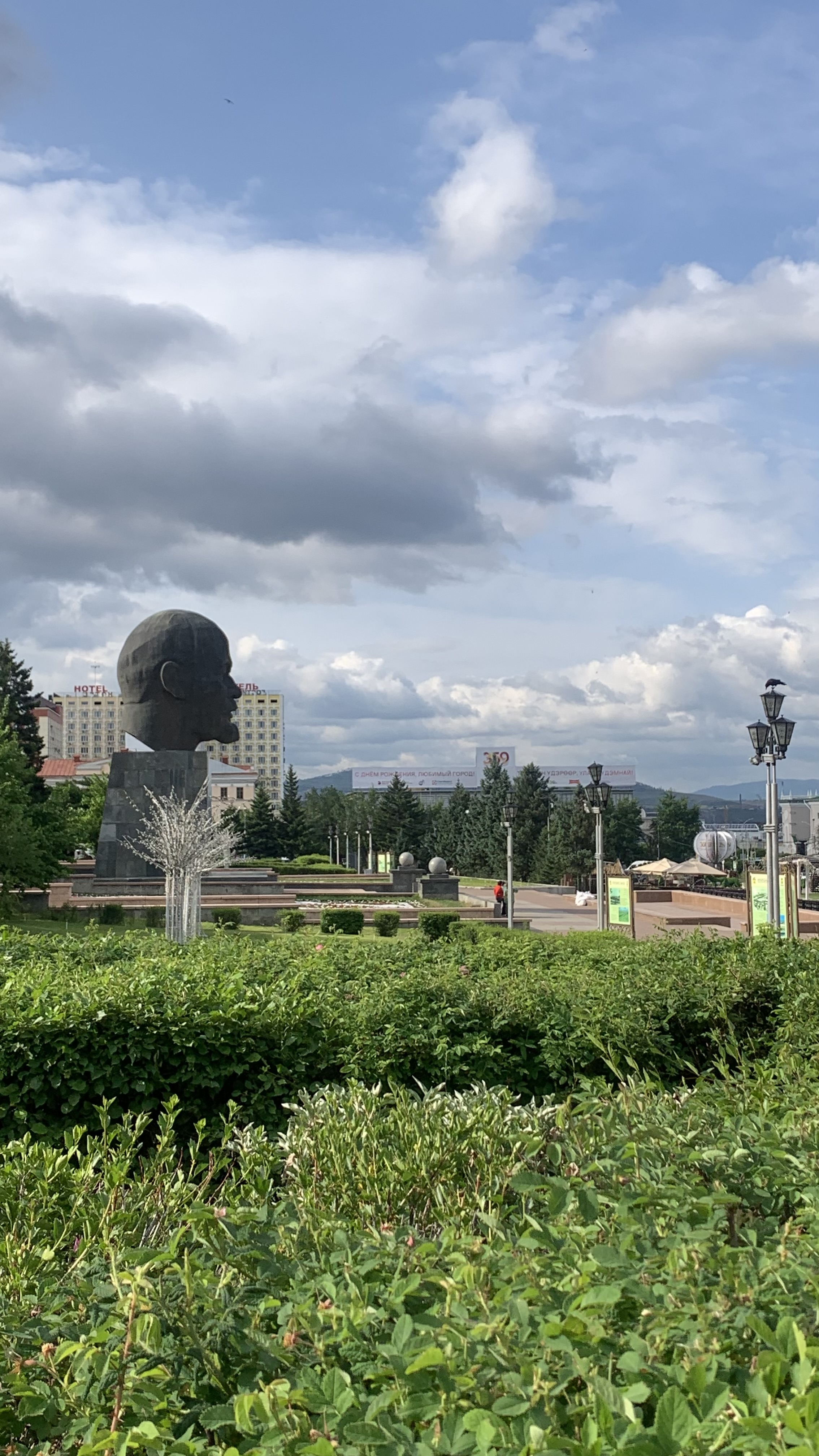 Вечерний Улан-Удэ на авто