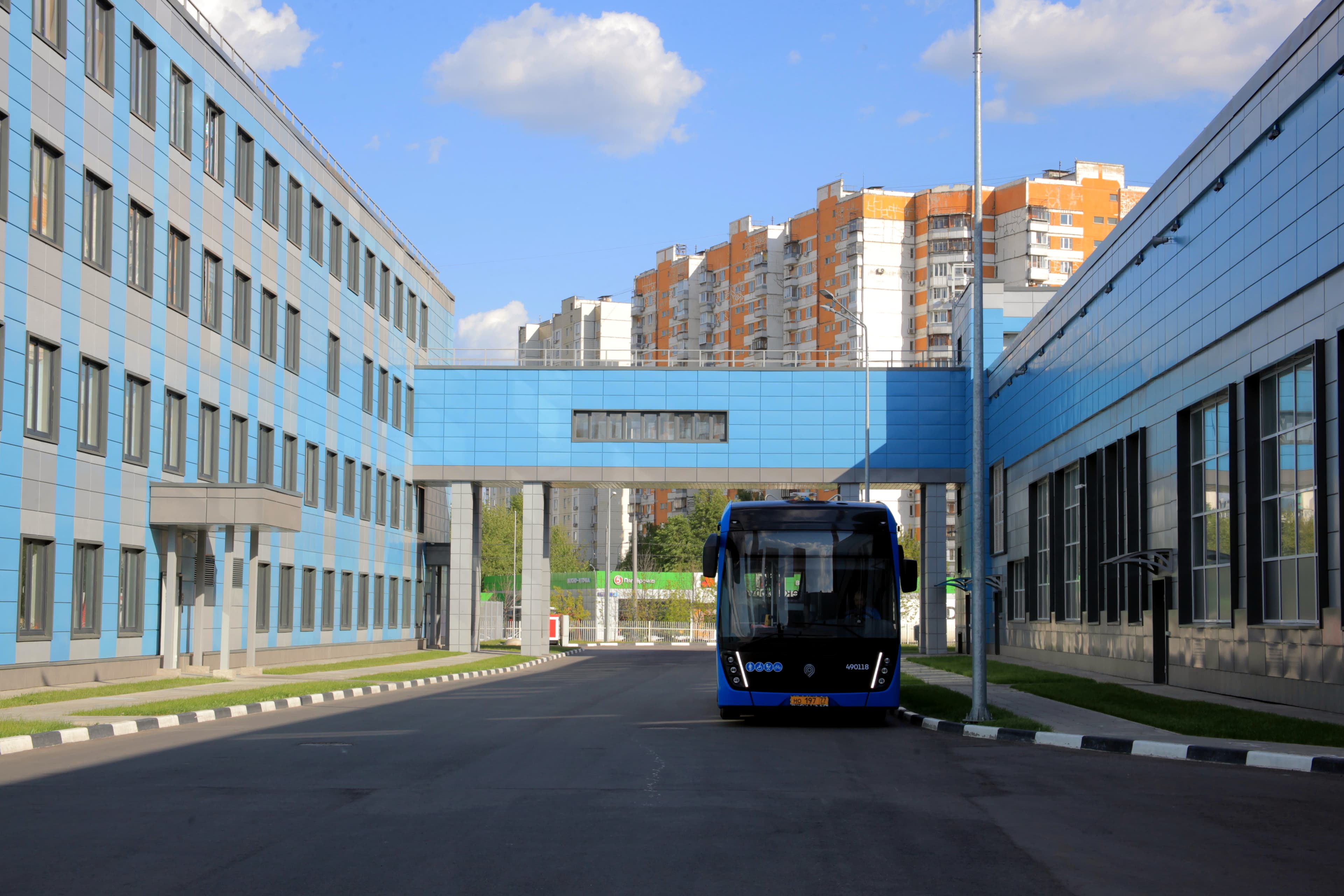 Обзорная экскурсия на электробусной эксплуатационной площадке «Митино»