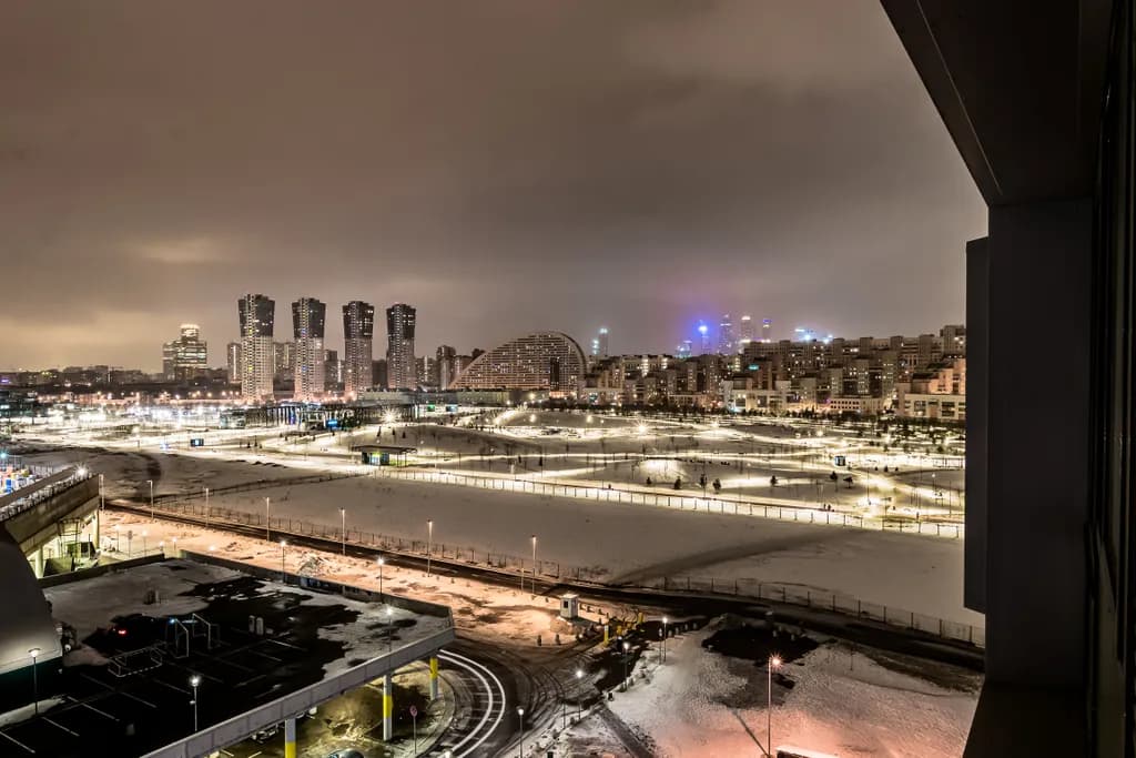 Apartments у метро ЦСКА с боковым видом на парк