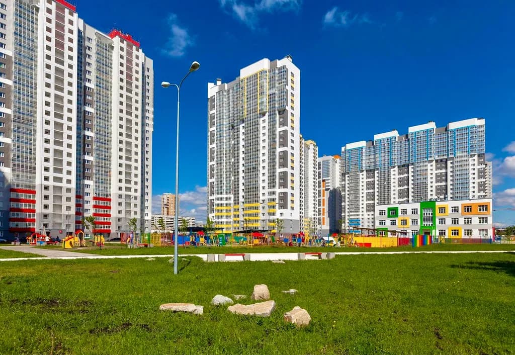 Однокомнатная с панорамным видом на город