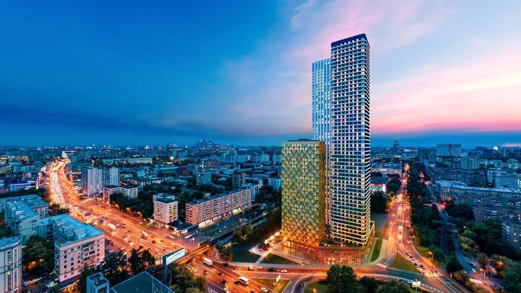 Апартамент Metro Suite с панорамным видом в небоскребе бизнес-класса
