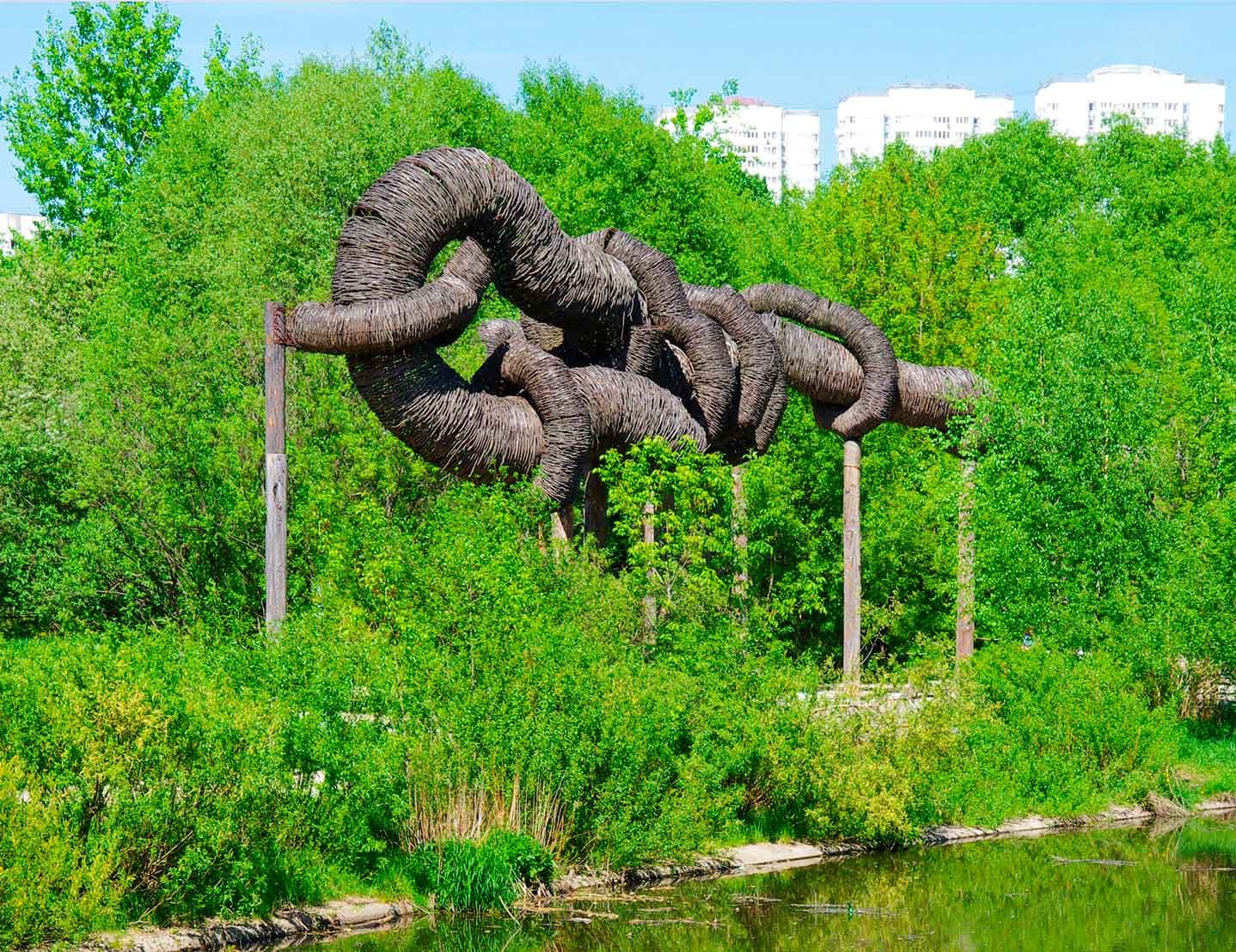 Скульптуры в парке «Чермянка»