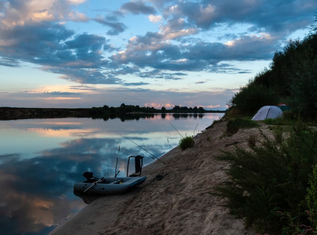 Пляж «Щурово» на реке Оке