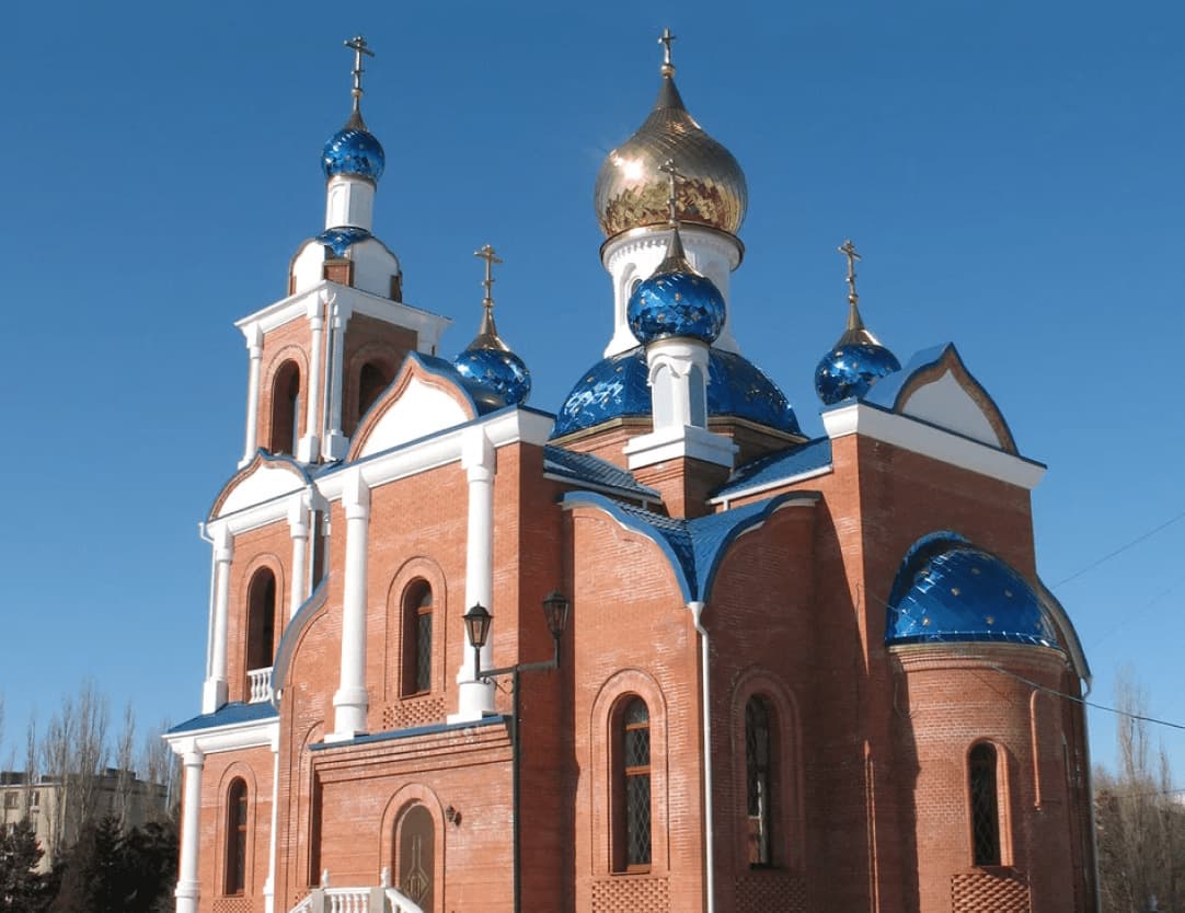Полковой храм Азовской иконы Божией Матери