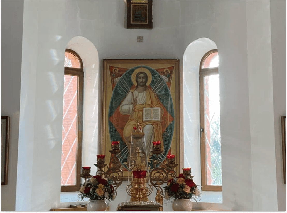 Полковой храм Азовской иконы Божией Матери