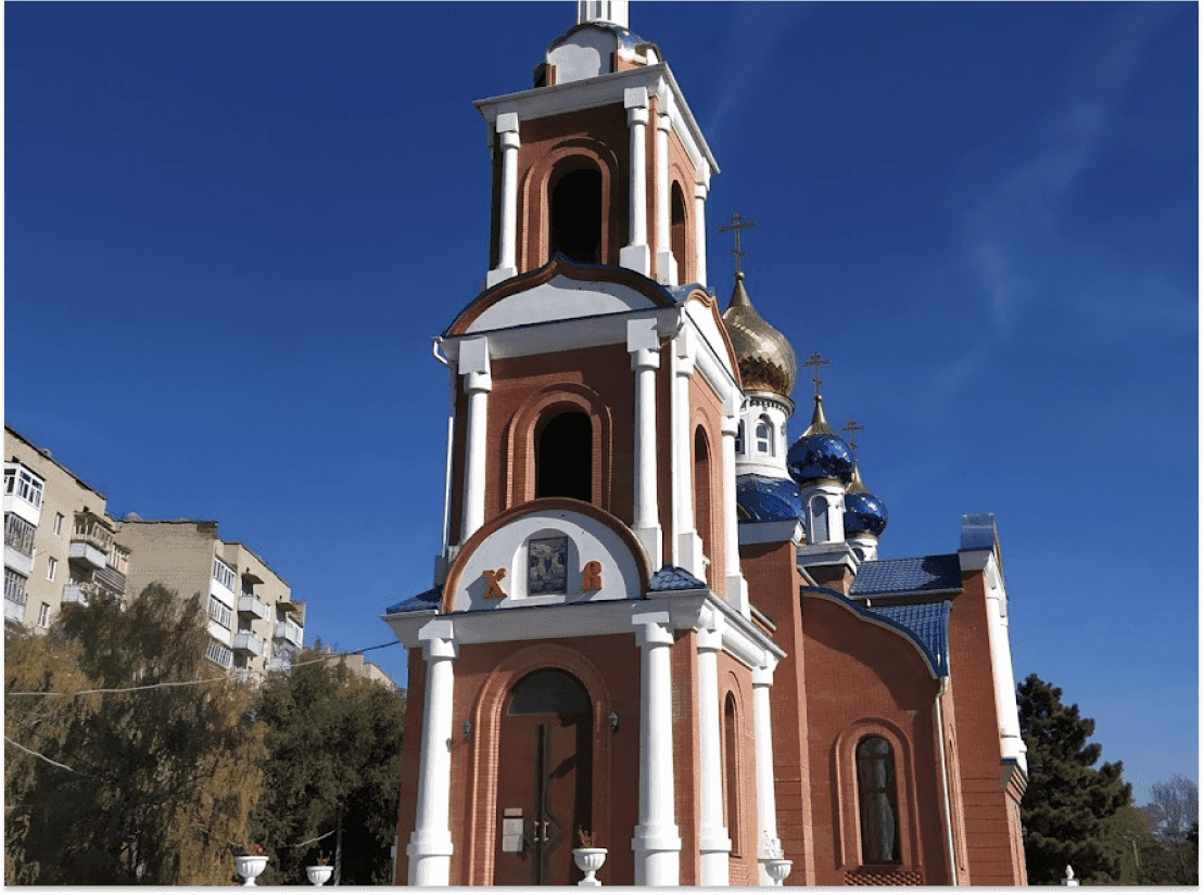 Полковой храм Азовской иконы Божией Матери