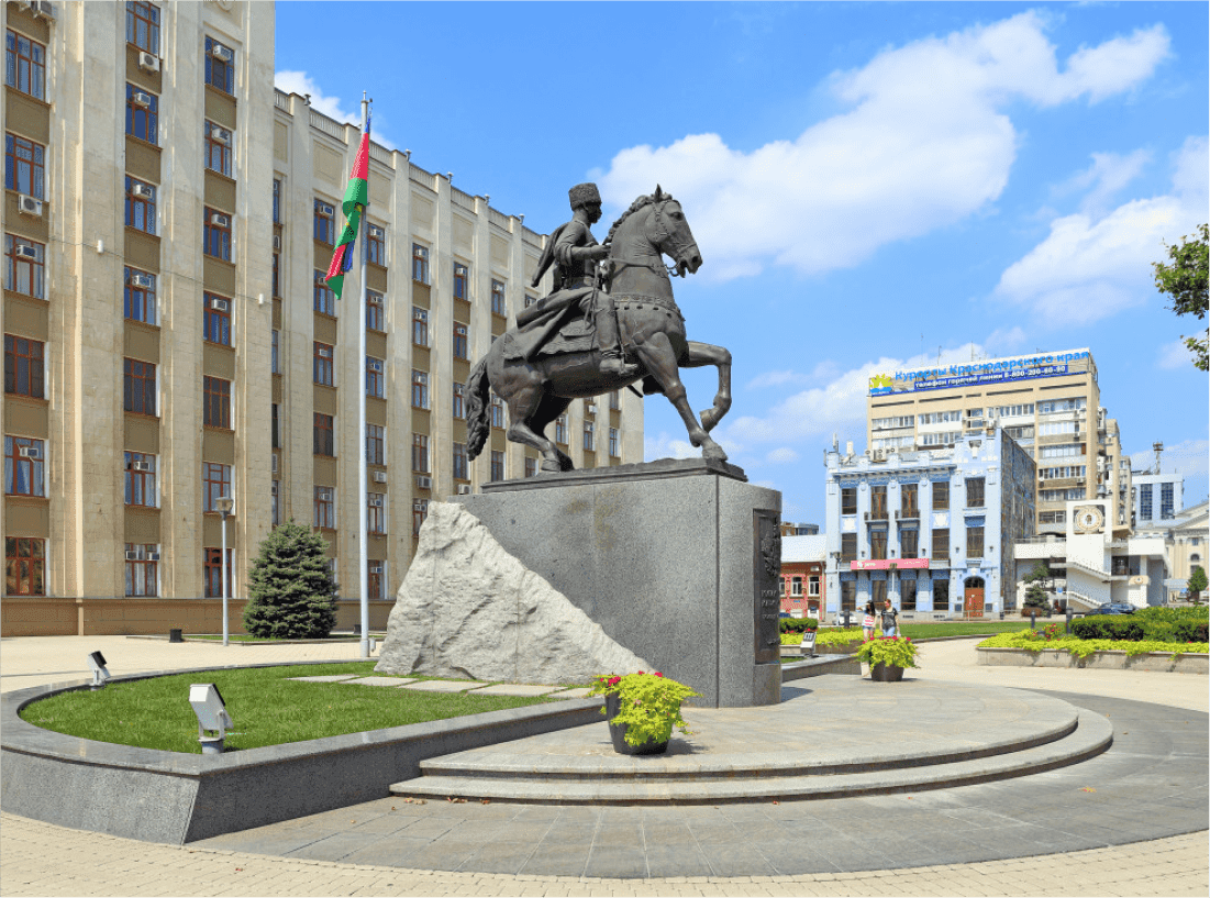 Памятник «Казакам ― основателям земли Кубанской»