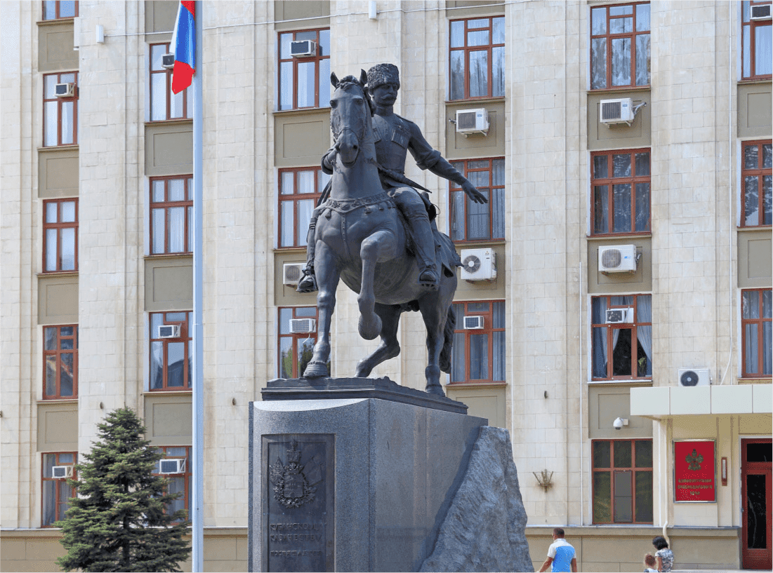 Памятник «Казакам ― основателям земли Кубанской»