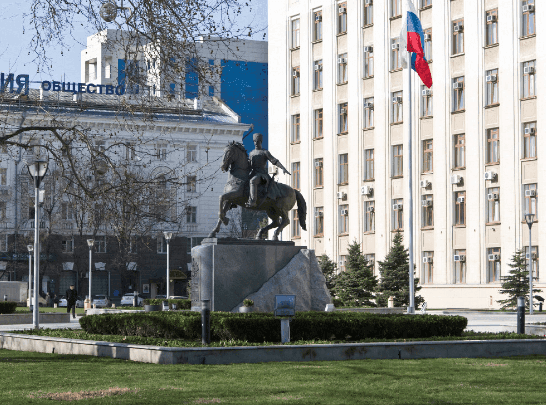 Памятник «Казакам ― основателям земли Кубанской»