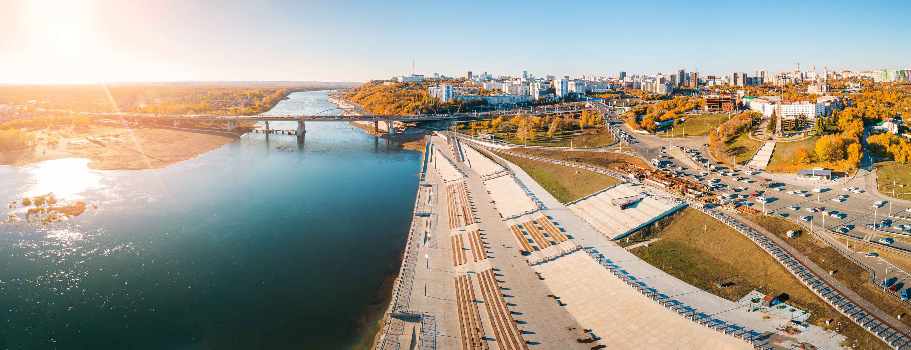 Набережная реки Белой