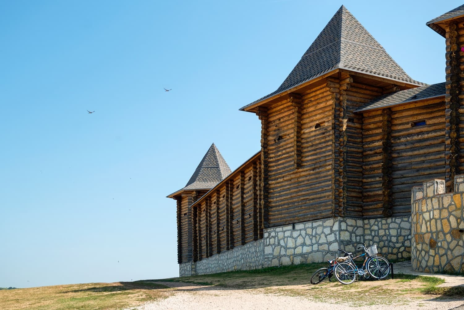 Деревянная скифская крепость