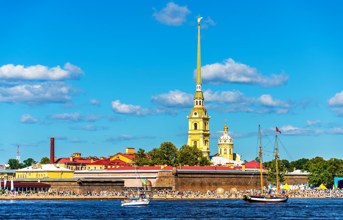 Пляж Петропавловской крепости