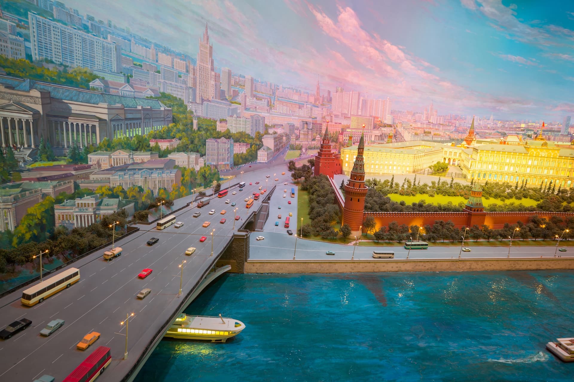 Диорама Москвы в Radisson Collection Hotel